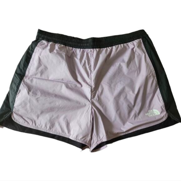 The North Face Hydrenaline 2000 woven shorts in lilac and black Plus Size 3X New - Picture 5 of 14